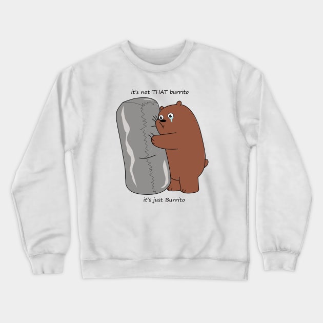 Grizz and Burrito Crewneck Sweatshirt by HeroSquares